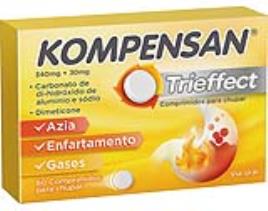 Comprimidos Kompensan Trieffect 340mg+30mg 60un