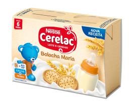 Cereais Cerelac Lácteos Bolacha Maria 2x200ml