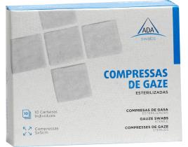 Compressa Ada Gaze Esterilizada 5x5 10un