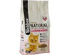 Ração Natural Gato Webbox Adulto Salmão E Frango 2 Kg