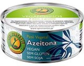 Paté Cem Porcento Veganíssimos Azeitona 125g