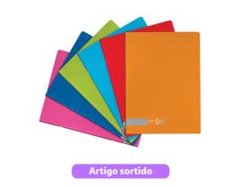 Caderno Agrafado Liso A4 Mitos Cor 80 Folhas