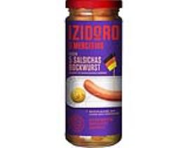 Salsichas Porco Izidoro Bockwurst Frasco5un 400(245)g