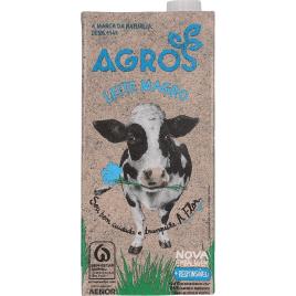 Leite Agros Uht Magro 1l