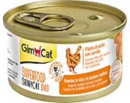 Comida Húmida Para Gato Gimcat Duo Com Frango E Cenoura 70g