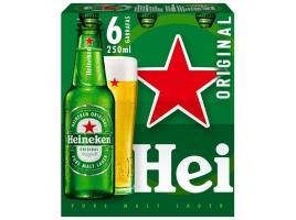 Cerveja Heineken Com Álcool Tara Perdida 6x0.25l