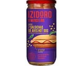 Salsichas Aves Hotdog Izidoro Frasco 7un 650(395)g