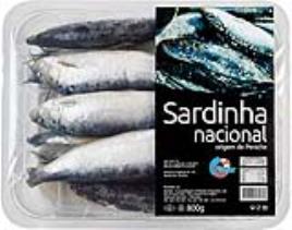Sardinha Nacional Peniche Congelada 800 G