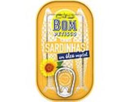 Sardinha Inteira Bom Petisco Em Óleo 120(84)g