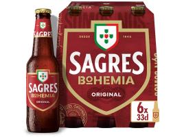 Cerveja Sagres Bohemia Original 6x0.33l