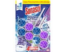 Bloco Sonasol Sanitário Duplo Lavanda 2un