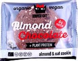 Bolacha Kookie Cat Amêndoa Proteina E Chocolate Negro 50g