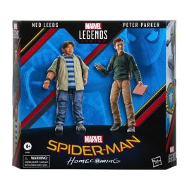 Marvel Spider-man Homecoming Peter Parker And Ned Leeds Legends Series Set Of 2s Figure