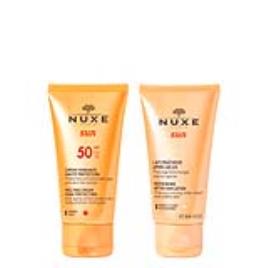 Coffret de Sun  creme de fusão facial SPF50 presente após sol 50ml