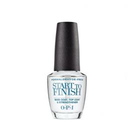 OPI Start To Finish Base Coat, Top Coat Strengthener 15ml