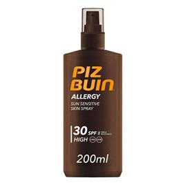 Protetor Solar Corporal em Spray Allergy Piz Buin SPF 30 (200 ml)