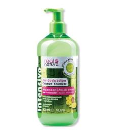 Real Natura Champô Sem Sal Pro-Quebradiços Abacate E Mel 500Ml