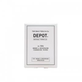 Depot Nº 504 Beard & Moustache Cleansing Wipes