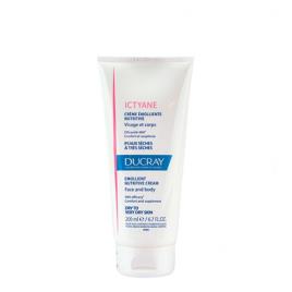 Ducray Ictyane Creme Emoliente Nutritivo Rosto e Corpo 200ml