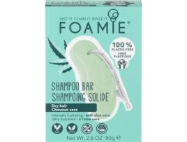 Champô Sólido FOAMIE Aloe You Very Much Cabelo Seco (80 g)