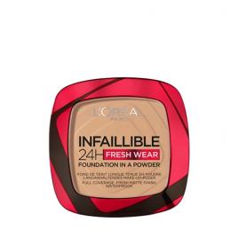 L'Oréal Infaillible Pó e Base 2-em-1 140 Golden Beige 9g