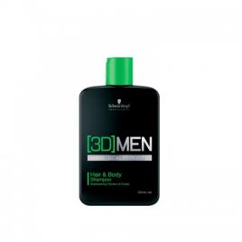 Champô 3D Men Hair and Body 250 ml