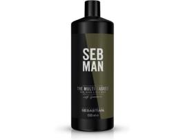 Loção para o Cabelo SEB MAN Multitasker Sebman 3 Na Lavagem 1 Cabelo (1000 ml)