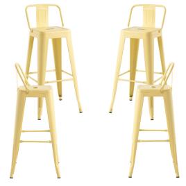 Presentes Miguel - Pack 4 Bancos Torix Encosto - Quartzo Amarelo
