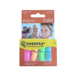 Tampões Ouvidos Espuma Color Ohropax 8 un