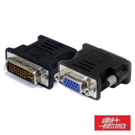 FICHA ADAPTADORA DVI-I DUAL LINK MACHO / VGA FÊMEA