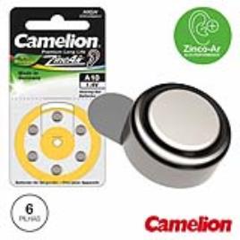 Pilha Botão Pr70 / A10 1.4v 90ma 6x Blister Camelion
