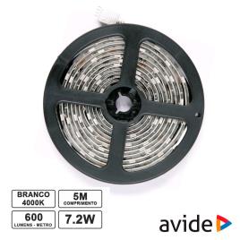 FITA 300 LEDS 2835 4000K 12V 5M IP65 AVIDE