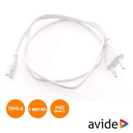 Cabo Alimentação AC Plano / Tipo 8 IEC C7 1M 