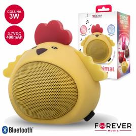 COLUNA BLUETOOTH PORTÁTIL 3W MODELO GALINHA FOREVER
