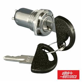 Comutador c/ Chave de 1 Circuito ON/ON Redondo