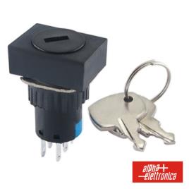Interruptor C/ Chave 2 Circuitos 220v 2no-2nc Rectangular Jo