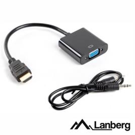 Adaptador HDMI Macho / VGA Fêmea LANBERG