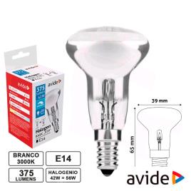 LÂMPADA E14 R39 42W-56W 230V HALOGÉNEO 375LM AVIDE