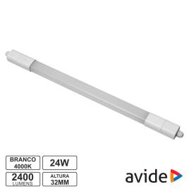 Armadura LED Batten 24W IP65 4000K 2400lm AVIDE