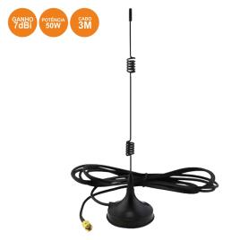 Antena Omnidirecional Vertical Wifi 2.4GHZ 7DBI P/ Router 3m