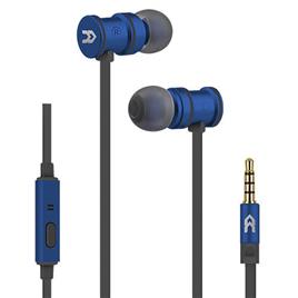 Auriculares  Magnetzados C/ Microfone Azul