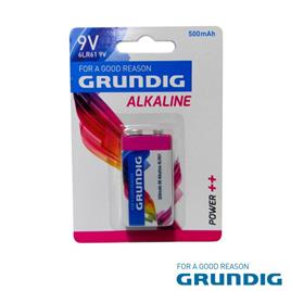PILHA ALCALINA 9V/6LR61 BLISTER GRUNDIG