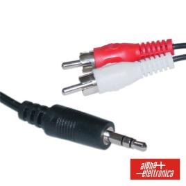 Cabo Jack 3.5mm Macho St / 2-Rca Macho 1.5m