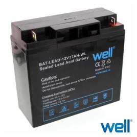 Bateria Chumbo 12V 17A WELL