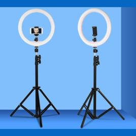 Candeeiro De Estúdio Fotográfico 12W C/ Tripé Extensivel