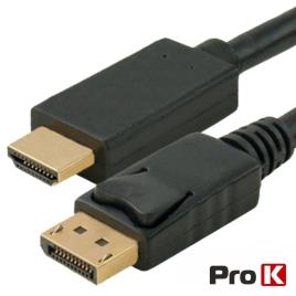 Cabo Displayport Macho / Hdmi Macho 2m 