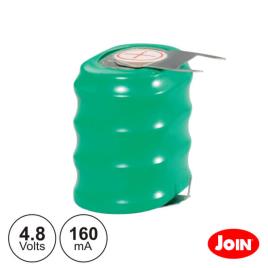 Pilha Recarregável Ni-Mh 4.8v 160ma Com Patilhas 