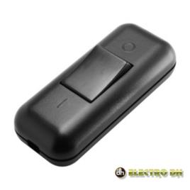 INTERRUPTOR DE PASSAGEM BIPOLAR 2A 250V PRETO EDH