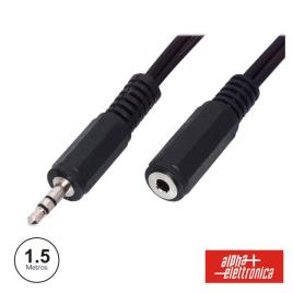 CABO JACK 3.5MM MACHO / JACK 3.5MM FÊMEA 1.5M ST