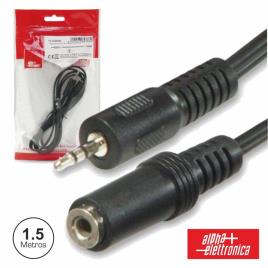 CABO JACK 3.5MM MACHO / JACK 3.5MM FÊMEA 1.5M ST